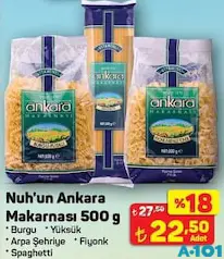 NUH 'UN ANKARA MAKARNA 500 G